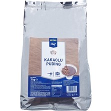 Metro Chef Puding 3 kg Kakaolu (3'li Paket)