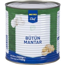 Metro Chef Mantar Teneke 1,15 kg Bütün (2'li Paket)