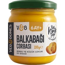 Veg&bones Bebek Çorbası 190G Balkabağı (8'li Paket)