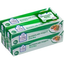 Fine Dreaming Buzdolabı Poşeti Eko 4 Adet Orta 30 (3'li Paket)