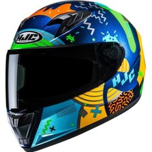 Hjc Y10 Kask Mıka MC23 (Çocuk Kaskı)
