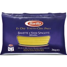 Barilla Makarna 2kg Yassı Spaghettı (5'li Paket)