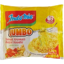 Indomie Jumbo Hazır Noodle 120 G Tavuklu (8'li Paket)