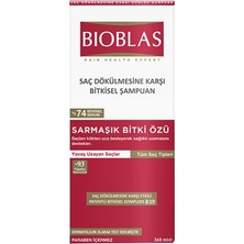 Bioblas Şampuan 360ML Sağlıklı Uzama (6'li Paket)