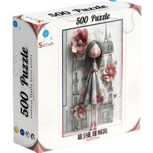 Empressco Renkli 500 Parça Puzzle ile Şehir ve Masal Teması Eğlencesi