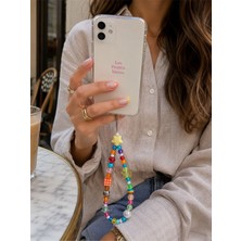LES PETITES MAINS Name Pop A Telefon Askısı, Boncuklu Telefon Charmı ve Çanta Aksesuarı