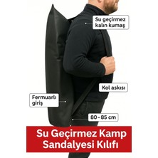 Fermuarlı Kamp Sandalyesi Kılıfı Sandalye Taşıma Çantası Su Geçirmez Kılıf Kalın Kumaş