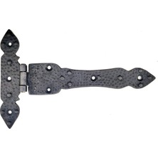Die Grup Antika Tarz Dekoratif Pirinç Kuyruklu Düğmeli Menteşe No3 - 155X240 Mm, Oksit