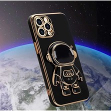 lawrenceshop 2 Adet Sevimli Siyah Astronot Standı Yapışkanlı Telefon Tutucu Telefon Kılıfına Yapıştırılır