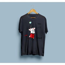 Oversize Voleybol Tasarım Unisex T-Shirt