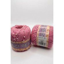 Hobi Dünyası Evim Sultan Boncuklu Ip Serisi Pullim ve Inci Serisi Bandana Bere Bluz Ipi 1 Adet 50 Gram 100 Metre (Renk : 1405)