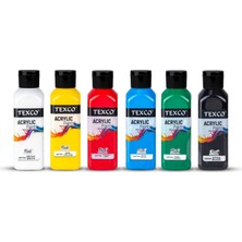 Rich Akrilik Boya 6 Renk 6X130 ml