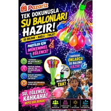 Pazariz Oyuncak Su Balonu ve Su Balon Sihirbazı Doldurma Aparatı Sayesinde Su Balonlarını Tek Seferde Kolayca Doldurun Yaz Partileri, Doğum Günleri ve Açık Hava Oyunları Için Idealdir