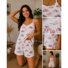 Kadın Pijama Takımı Ip Askılı Şortlu