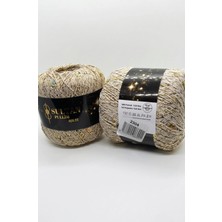 Hobi Dünyası Evim Sultan Boncuklu Ip Serisi Pullim ve Inci Serisi Bandana Bere Bluz Ipi 1 Adet 50 Gram 100 Metre (Renk : 2304)