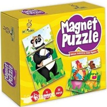 Empressco Renkli Hayvan Magnet Puzzle Seti, Eğlenceli ve Öğretici Oyun Çocuklar Için
