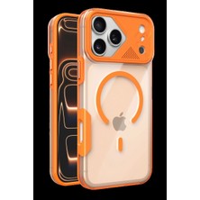 Mudanis Joko Apple Iphone 17 Pro Max Zinko Magsafe Kapak - Turuncu