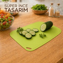 Esnek Mutfak Kesme Tahtası Süper Ince Plastik Doğrama Levhası Kaymaz Kesim Matı Askılı Sariva Home
