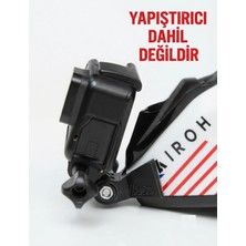Kanem3D Airoh Commander 1-2 Uyumlu Aksiyon Kamera Aparatı - Kask Çene Bağlantı Aparatı