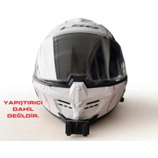 Kanem3D Ls2 Advant FF906 Uyumlu Aksiyon Kamera Aparatı - Kask Çene Bağlantı Aparatı
