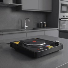 Kunhya Tekli Elektrikli Ocak Siyah