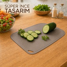Çok Amaçlı Esnek Kesme Tahtası Süper Ince Plastik Mutfak Doğrama Altlığı Kaymaz Askılı Sariva Home