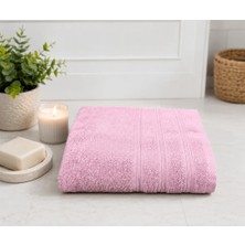 Banyodünyam %100 Pamuklu 70X140 cm Ebatlarında Mükemmel Su Çeken Pembe Banyo Havlusu
