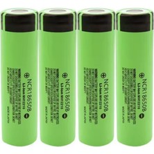 ECE Opto-Edu NCR18650B 3.7 V 3400 Mah 18650 Düz Kafalı Şarj Edilebilir Pil 4 Adet Yeni ve Orijinal