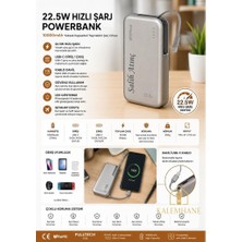 Kalemhane Kişiye Özel 22.5W Hızlı Şarj 10. 000 Mah Powerbank