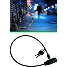 Die Grup Anahtarlı Çelik Halatlı Bisiklet Motor Kilidi - 65 cm