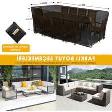 Die Grup Su Geçirmez Bahçe Mobilyası Örtüsü - 300X200X90 cm