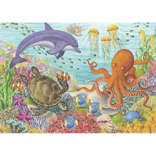 Die Grup 35 Parça Okyanus Canlıları Puzzle - Eğlenceli ve Dayanıklı