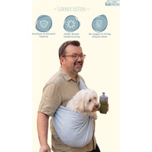 Paw And Hug Köpek Ana Kucağı Yazlık Hava Alan Kumaş 0-10 kg Küçük Irk Köpek Taşıma Çantası Summer Edition