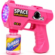 Duman Space Exploration Işıklı Baloncuk Tabancası –  Bubble Gun + Baloncuk Solüsyo