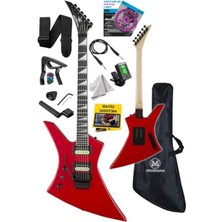 Die Grup Kelly Kasa Elektro Gitar ile 2x Zebra Humbucker Manyetik