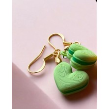 Kanem3D Makaron Kalp Küpeler