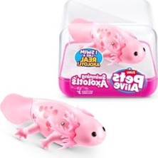 Die Grup Pembe Yüzen Axolotl Oyuncak, Suya Atıldığında Gerçekçi Hareket Özelliği