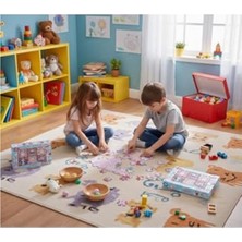 Die Grup Kolaj Temalı 200 Parça Pembe Puzzle Yapboz