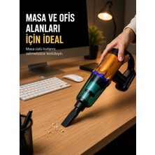 Cm Store Kablosuz Araç Süpürgesi Yıkanabilir Filtreli Taşınabilir El Tipi Süpürge