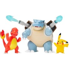 Die Grup Pokemon Aksiyon Figürü Seti, Üçlü Koleksiyon Parçası