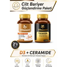 Vitasent 2'li Cilt Bariyer Güçlendirme Paketi – Ceramide + Vitamin D3 1000 Iu