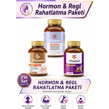 Vitasent 3'lü Hormon & Regl Rahatlatma Paketi – Femlora, Magcomplex 4 ve Vitamin D3 1000 Iu