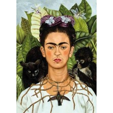 Die Grup 1000 Parça Frida Kahlo Temalı Puzzle, Kendi Portresi Tasarımı