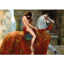 Die Grup Lady Godiva Temalı 1000 Parçalı Puzzle, Eğlenceli Zeka Oyunu