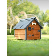 Empressco Isı Yalıtımlı Ahşap Kedi-Köpek Kulübesi (Small)
