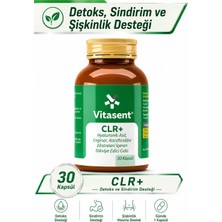 Vitasent Clr+ – Detoks, Sindirim ve Şişkinlik Desteği Takviye Edici Gıda
