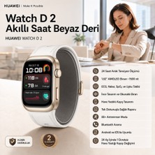 Huawei Watch D 2 Akıllı Saat Beyaz Deri