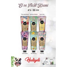 Belirtilmemiş 6'lı 50 ml Love Kisses, Pure Love, Summer Dream, The Adventure, Empress, Soul Beauty El Kremi Ro