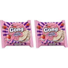 Belirtilmemiş Eti Gong Çilekli Yoğurtlu Kaplamalı Pirinç Patlağı 30 G x 24 Adet (2 Paketi)