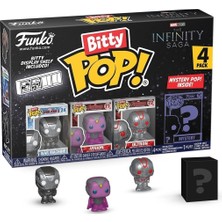 Belirtilmemiş Funko Bitty Pop! - Iron Man - War Machine, Vision, Ultron Sürpriz Mini Gizem Figürü - 2,2